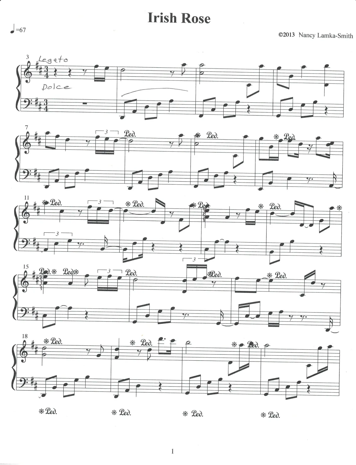 Preview of Irish Rose