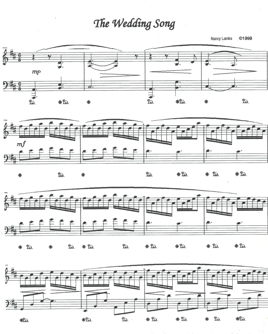 Preview of Wedding Song